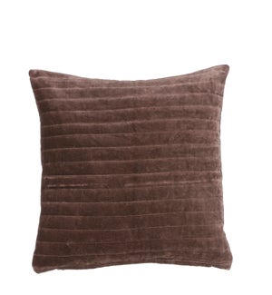 Balboa cushion d. brown - 17.75x17.75x4"