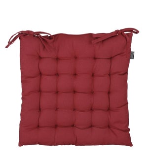 Tivoli chair cushion d. red - 17.75x17.75"
