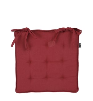 Tivoli bistro cushion d. red - 15.75x15.75x0.75"