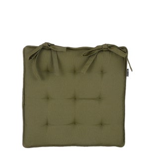 Tivoli bistro cushion d. green - 15.75x15.75x0.75"