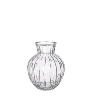 Aivy vase glass - 6.25x7.75"