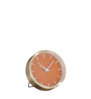 Cadby alarm clock aluminium terra - 3.5x1.5"