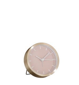 Cadby alarm clock aluminium l. pink - 3.5x1.5"