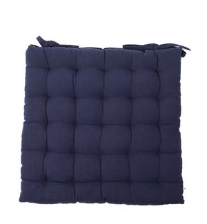 Tivoli chair cushion d. blue - 17.75x17.75x2"