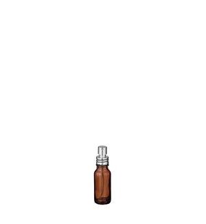 Sprayer bottle glass d. brown - 1x3.75"