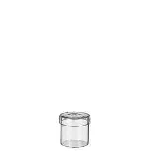 Cannes storagepot glass - 3.25x3.25"