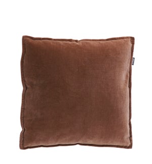 Charme cushion brown - 19.75x19.75x4.75"