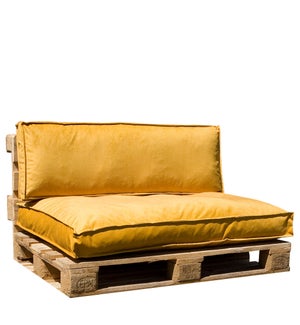 Royal pallet cushion yellow 2 pieces - 48x32x4.75/48x24x4.75"