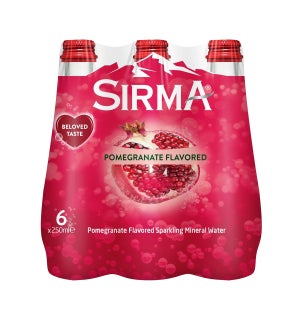 Sirma Sparkling Water Pomegranate 250ml / 24 Pack