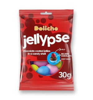 Doliche Jellypse Chocolate Coated Jellies Candy Shell  150gx24