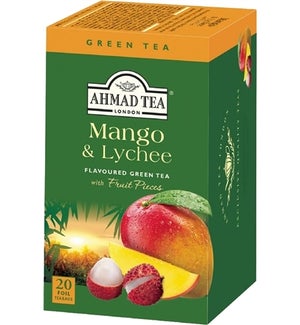 Ahmad Tea Green Mango/Lychee 6/20 pcs