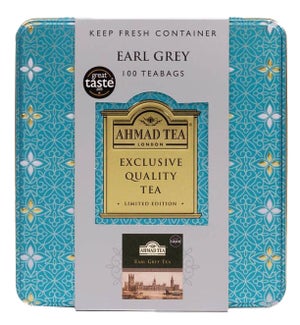 Ahmad Tea Earl Grey 12/100 Tag/Tin Caddy (595T)