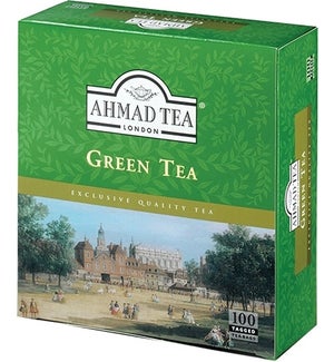 Ahmad Tea Green Tea 12/100 Tag