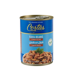 Cortas Fava Beans w/Cumin 24/14 oz (8356)