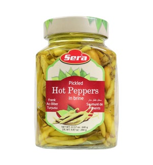 Sera Pickled Hot Peppers 12/720 ml