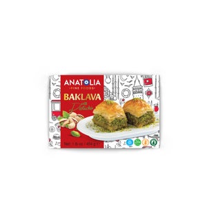 Anatolia Premium Baklava w/pistachio 15/1lb