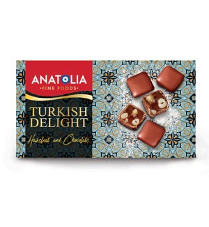 Anatolia Turkish Delight w/Hazelnut & Chocolate 12/450 gr