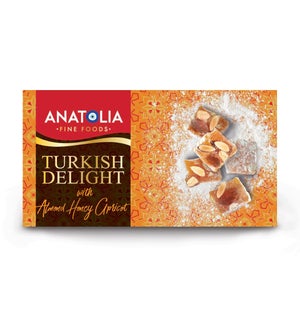Anatolia Turkish Delight Almond, Honey, Apricot 12/450 gr