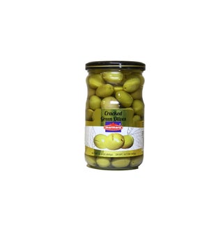 Marmara Green Cracked Olives 12/660 gr