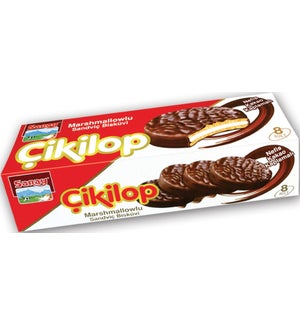 Cikilop Sandwich Biscuit w/Marshmallow 24/120 gr