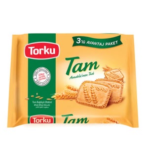 Torku Tam Biscuit w/Whole Wheat Bugdayli 14x(3x131gr)