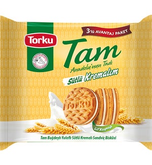 Torku Tam Biscuit w/Milky Sutlu Kremali 12/249 gr