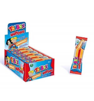 Toybox Hotdog Gummy Candy 24/20 gr ===inner box===