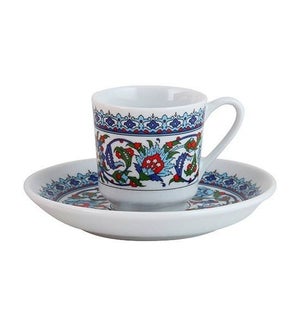 Fincan Aski Turkish Coffee Cups (6 cups & saucers) x 12