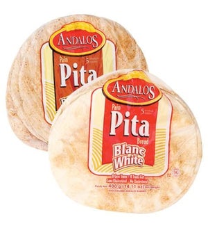 Andalos Pita Bread White 15/400 gr