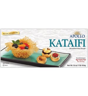 Apollo Kataifi Uncooked 12/1 lb