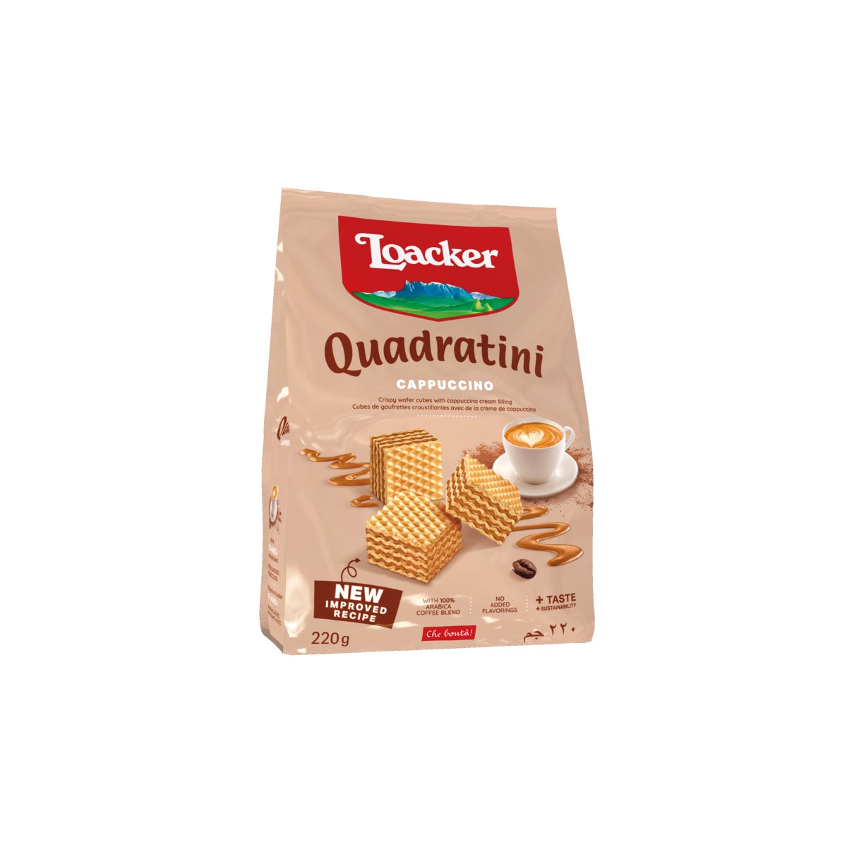 Loacker Quadratini Cappuccino 6/250 gr