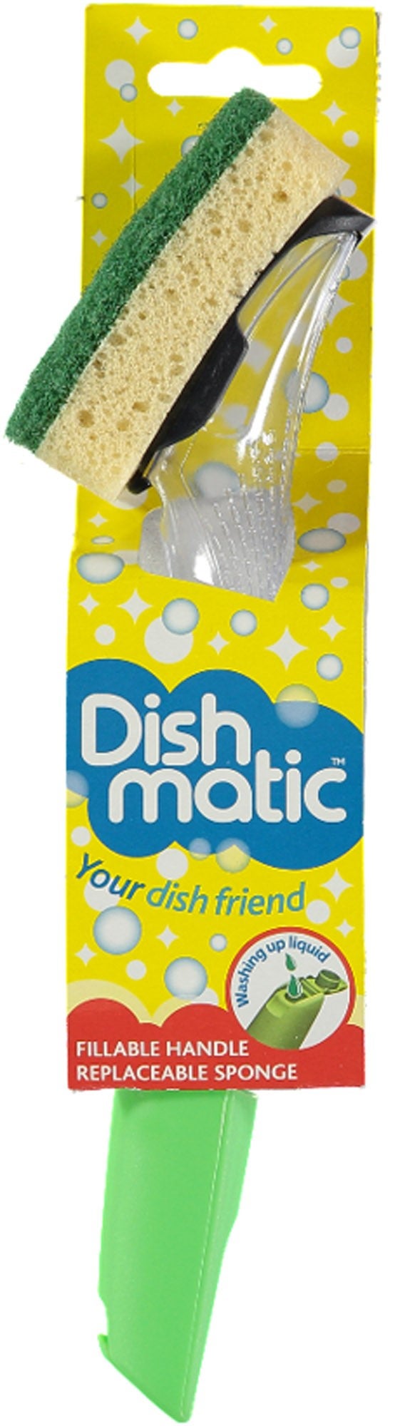 Dishmatic + Dish Sponge With Handle