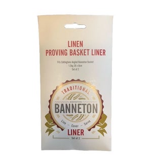 Linen Proving Basket Liner 2/ST