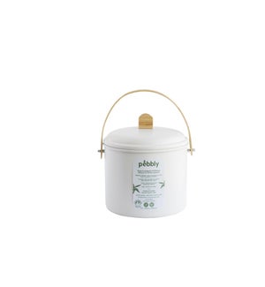 Compost bin w/Charcoal Filter Cream