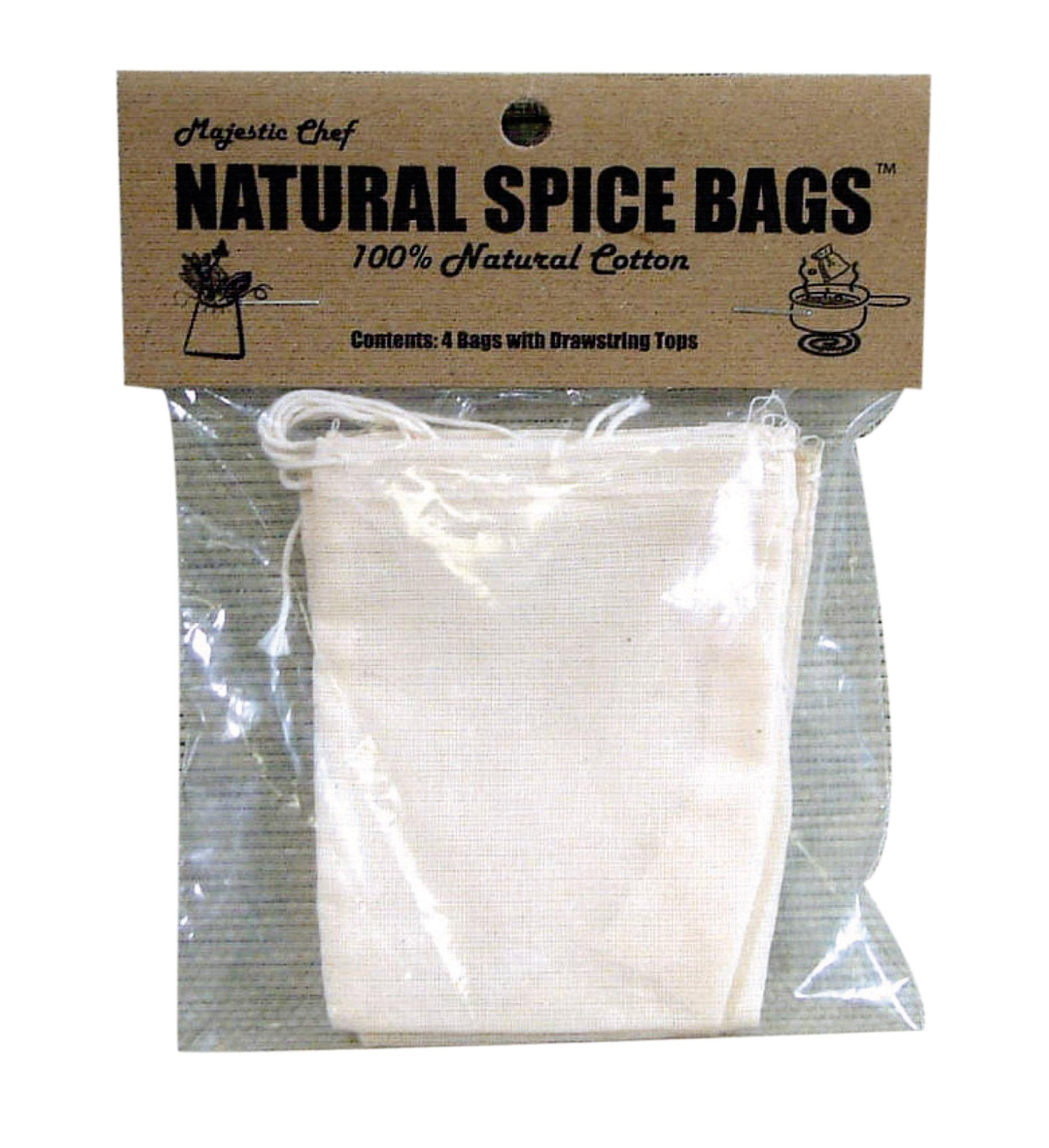 Regency Wraps RW875N Natural Turkey Stuffing Bags, 18