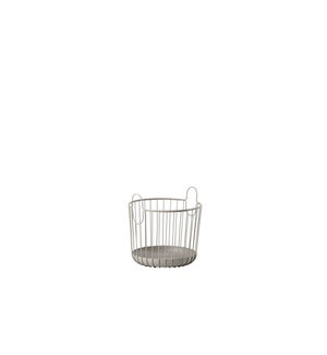 INU Metal Basket Small Taupe