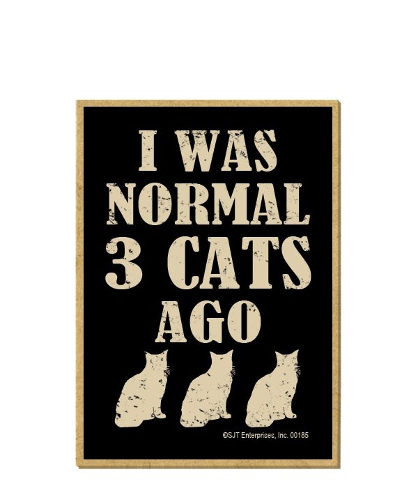 Normal 3 Cats Ago Magnet