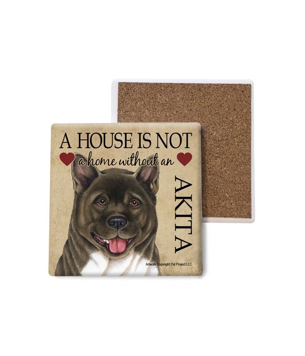 A house is Not a home without an Akita c