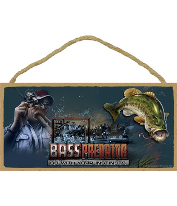 BASS PREDATOR Go With Your Instincts 5x1