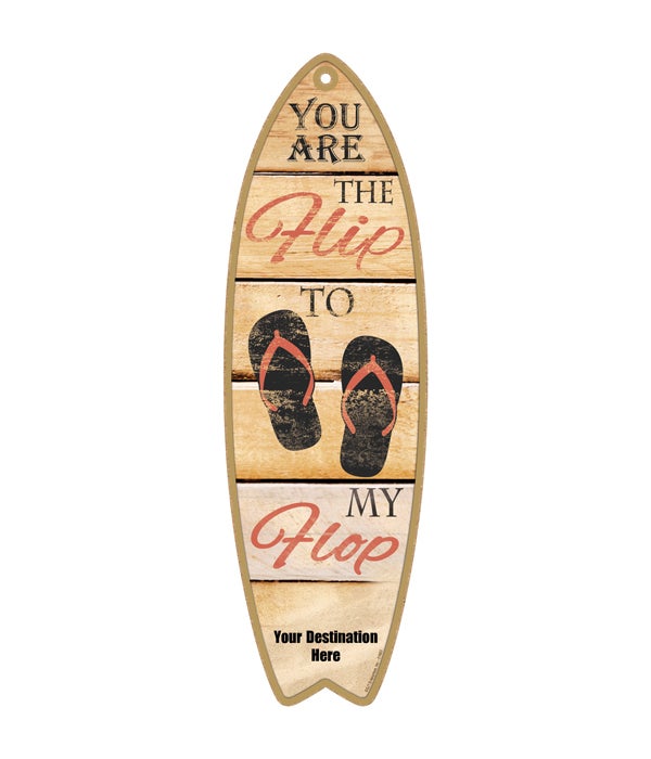 You are the Flip to my Flop - red flip f