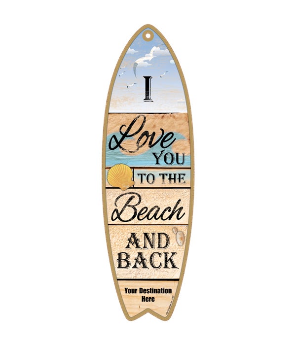 I love you to the Beach and back