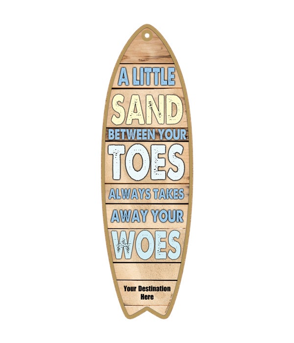 A little sand between your toes always t