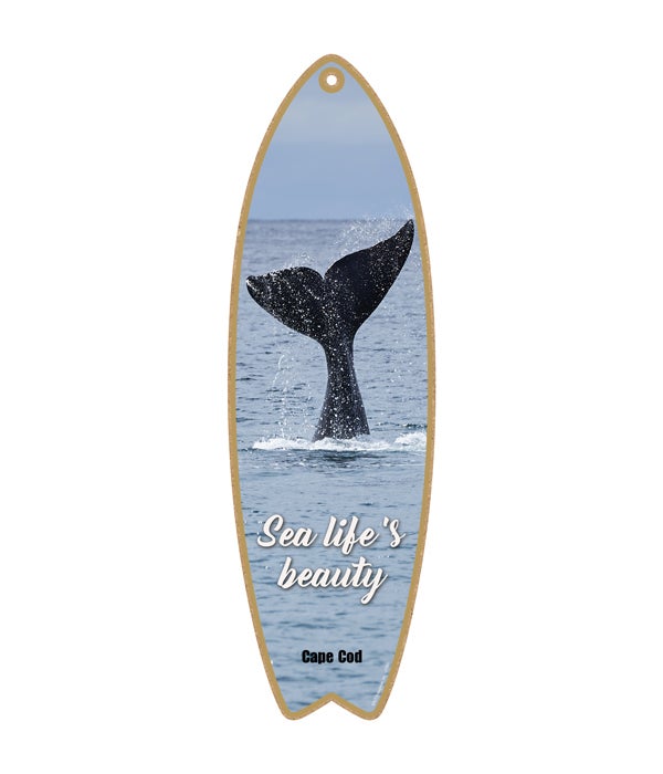 whale tail - "Sea life's beauty" Surfboard