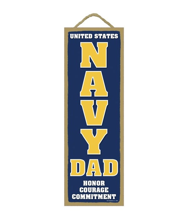 USA NAVY DAD Honor 5x15