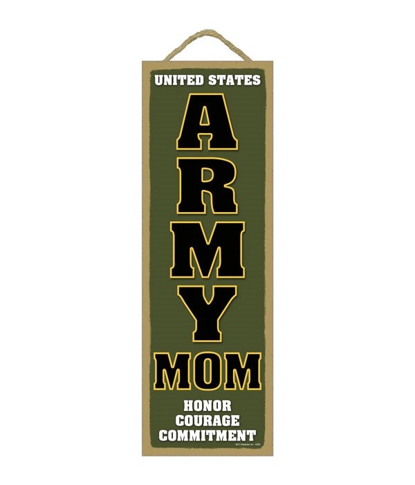 USA ARMY MOM Honor 5x15