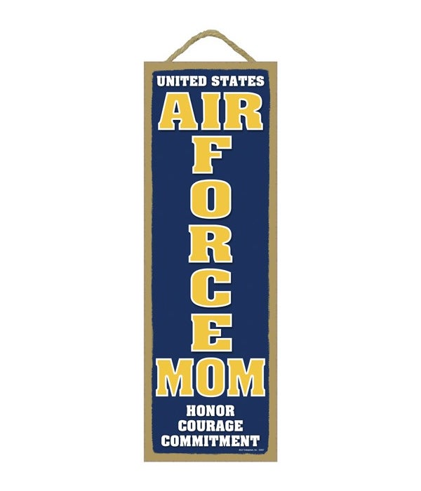 USA AIR FORCE MOM Honor 5x15