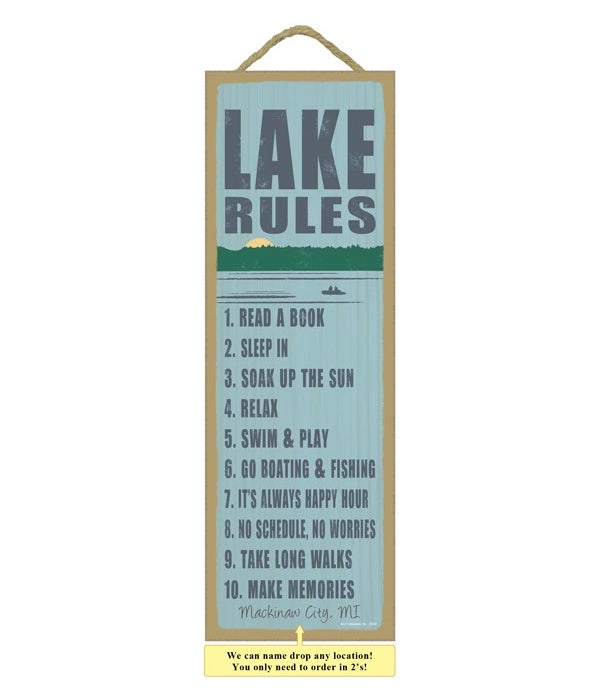 Lake rules (lake image)