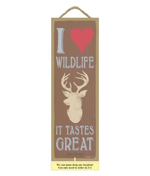I (heart image) wildlife.  It tastes gre
