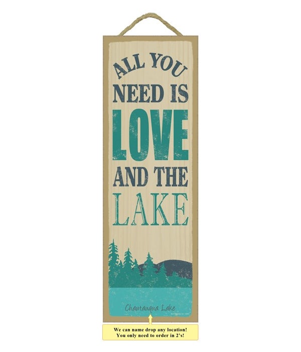 All you need is love and the lake (mountain & lake image)