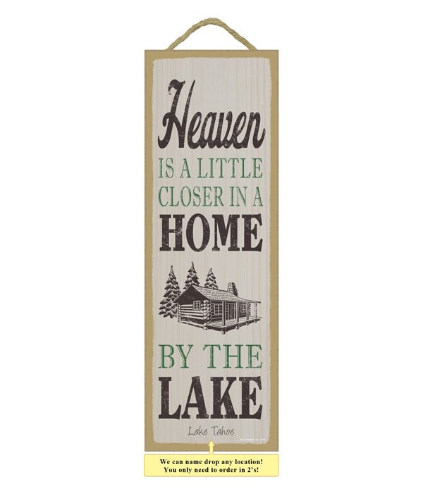 Heaven is a little closer in a home by the lake (cabin image)